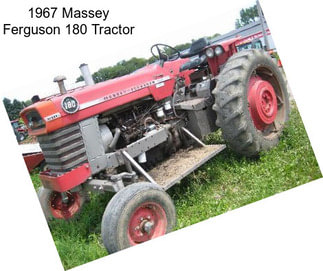 1967 Massey Ferguson 180 Tractor