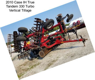 2010 Case IH True Tandem 330 Turbo Vertical Tillage