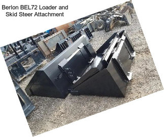 Berlon BEL72 Loader and Skid Steer Attachment