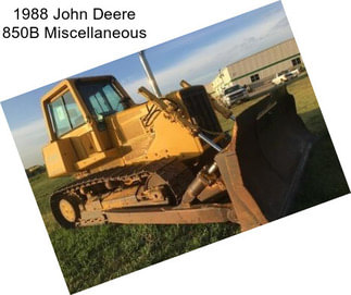 1988 John Deere 850B Miscellaneous