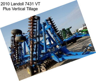 2010 Landoll 7431 VT Plus Vertical Tillage