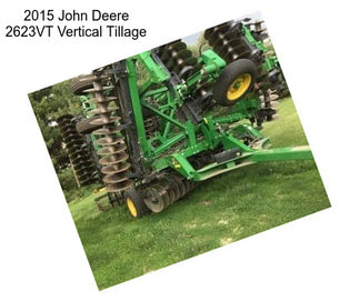 2015 John Deere 2623VT Vertical Tillage