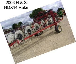 2008 H & S HDX14 Rake