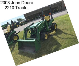 2003 John Deere 2210 Tractor