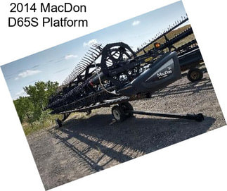 2014 MacDon D65S Platform