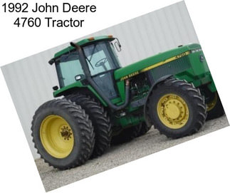 1992 John Deere 4760 Tractor