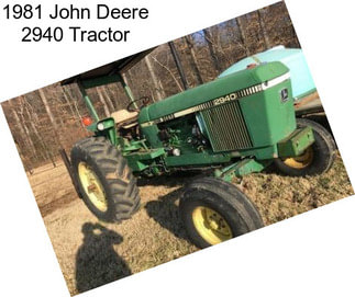 1981 John Deere 2940 Tractor