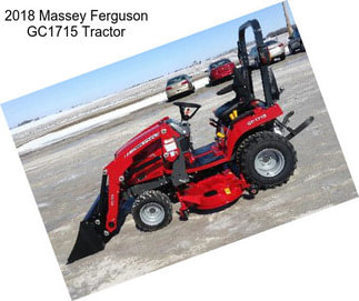 2018 Massey Ferguson GC1715 Tractor