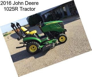 2016 John Deere 1025R Tractor