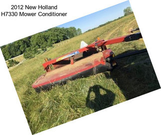 2012 New Holland H7330 Mower Conditioner