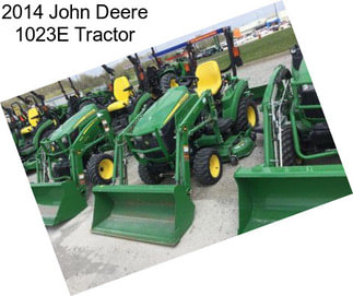 2014 John Deere 1023E Tractor