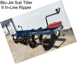 Blu-Jet Sub Tiller II In-Line Ripper