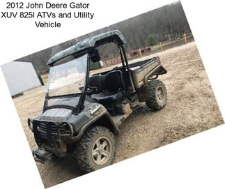 2012 John Deere Gator XUV 825I ATVs and Utility Vehicle