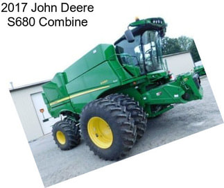 2017 John Deere S680 Combine