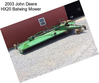 2003 John Deere HX20 Batwing Mower