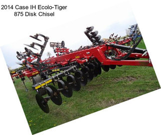 2014 Case IH Ecolo-Tiger 875 Disk Chisel