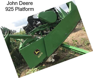 John Deere 925 Platform