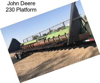 John Deere 230 Platform