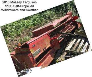 2013 Massey Ferguson 9195 Self-Propelled Windrowers and Swather