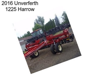 2016 Unverferth 1225 Harrow