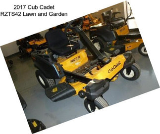 2017 Cub Cadet RZTS42 Lawn and Garden