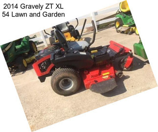 2014 Gravely ZT XL 54 Lawn and Garden