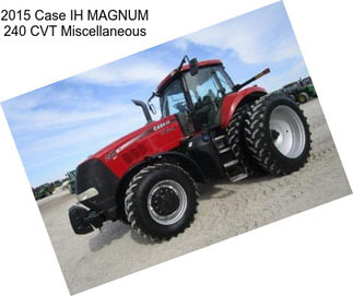 2015 Case IH MAGNUM 240 CVT Miscellaneous