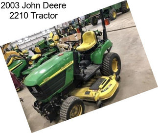 2003 John Deere 2210 Tractor