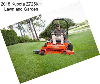 2018 Kubota Z725KH Lawn and Garden