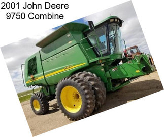 2001 John Deere 9750 Combine