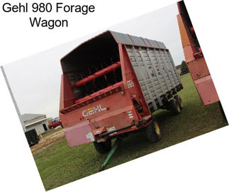 Gehl 980 Forage Wagon