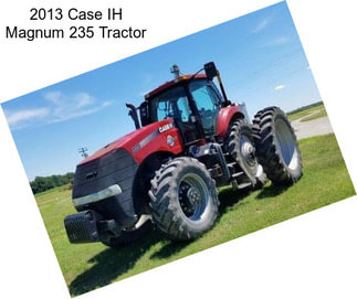 2013 Case IH Magnum 235 Tractor