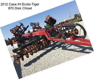 2012 Case IH Ecolo-Tiger 870 Disk Chisel