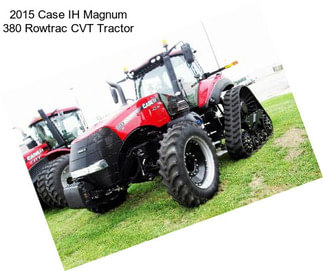 2015 Case IH Magnum 380 Rowtrac CVT Tractor