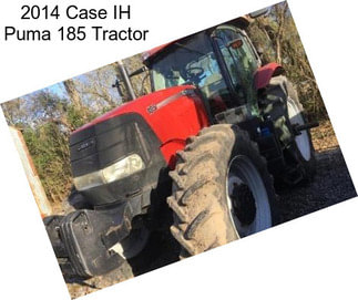 2014 Case IH Puma 185 Tractor