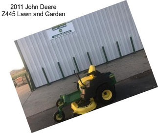 2011 John Deere Z445 Lawn and Garden