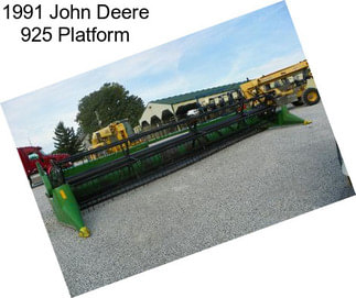 1991 John Deere 925 Platform