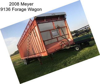 2008 Meyer 9136 Forage Wagon