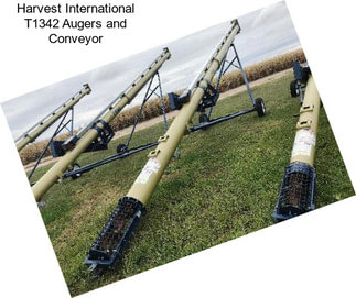 Harvest International T1342 Augers and Conveyor