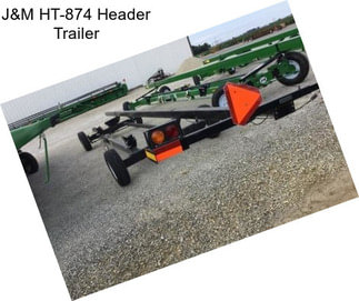 J&M HT-874 Header Trailer