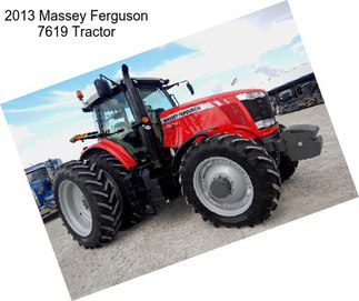 2013 Massey Ferguson 7619 Tractor
