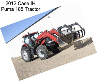 2012 Case IH Puma 185 Tractor