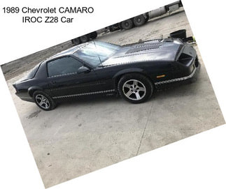 1989 Chevrolet CAMARO IROC Z28 Car