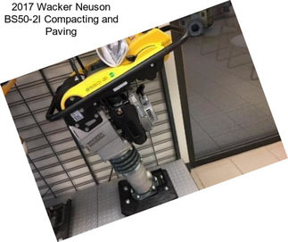 2017 Wacker Neuson BS50-2I Compacting and Paving