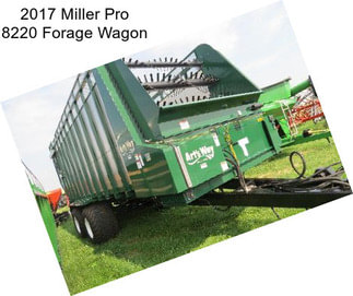 2017 Miller Pro 8220 Forage Wagon