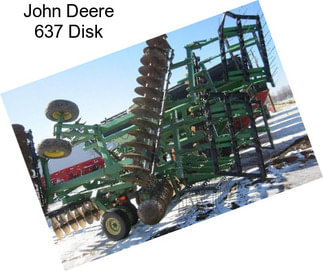 John Deere 637 Disk