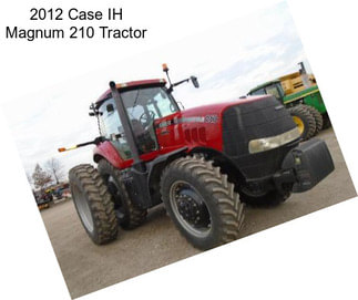 2012 Case IH Magnum 210 Tractor