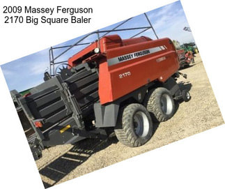 2009 Massey Ferguson 2170 Big Square Baler