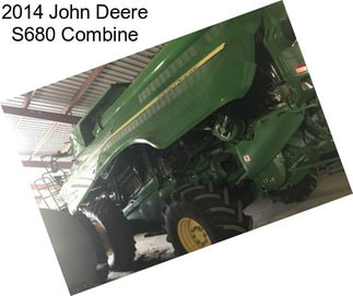 2014 John Deere S680 Combine