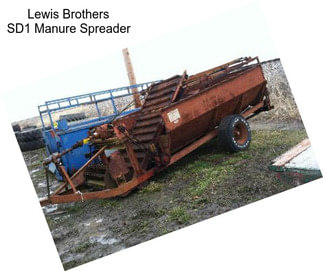 Lewis Brothers SD1 Manure Spreader